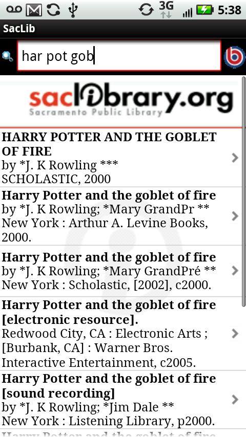 SacLib Android Reference