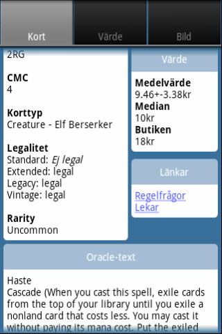SvenskaMagic Android Reference