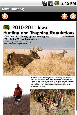 Iowa Hunting Regulations Android Reference