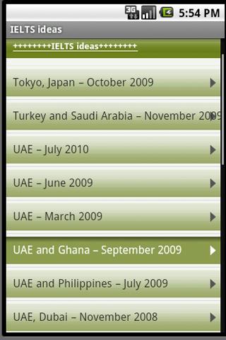 IELTS ideas Android Reference