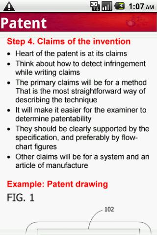 Patent, Copyrights & Trademark Android Reference