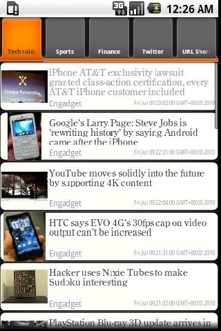 ShareYourNews Pro Android Reference