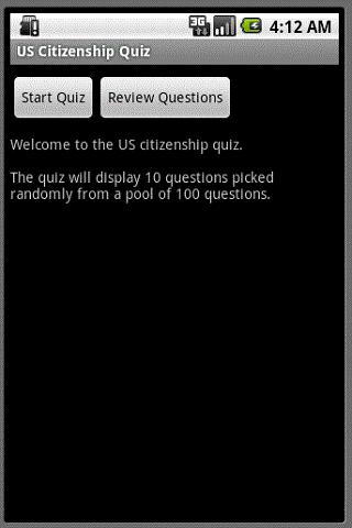 US Citizenship Test Training Android Reference