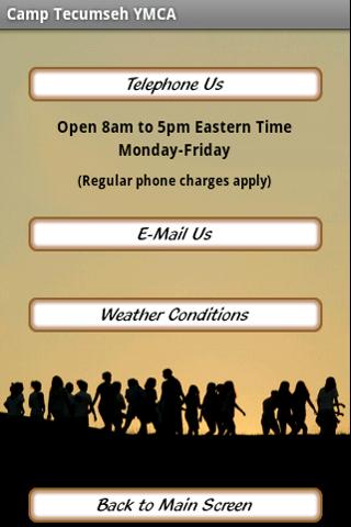 Camp Tecumseh YMCA Android Reference