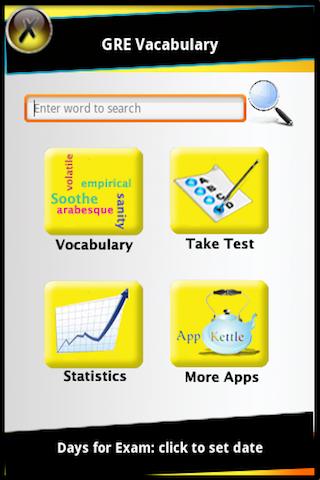 GRE Vocab & Test Android Reference