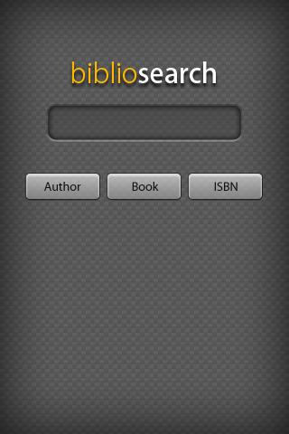 bibliosearch Android Reference