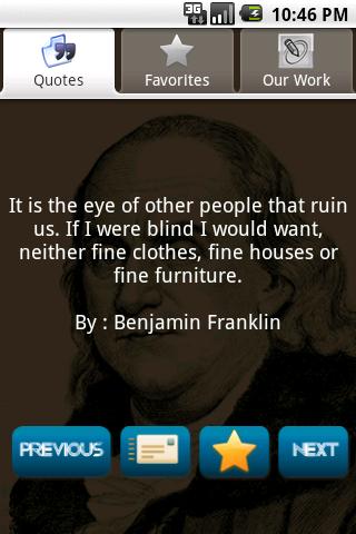 Benjamin Franklin Quotes Android Reference