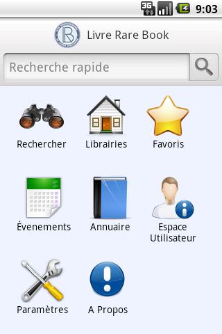 Livre Rare Book Android Reference