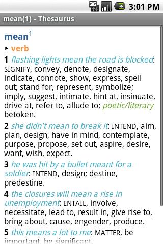 Concise Oxford and Thesaurus