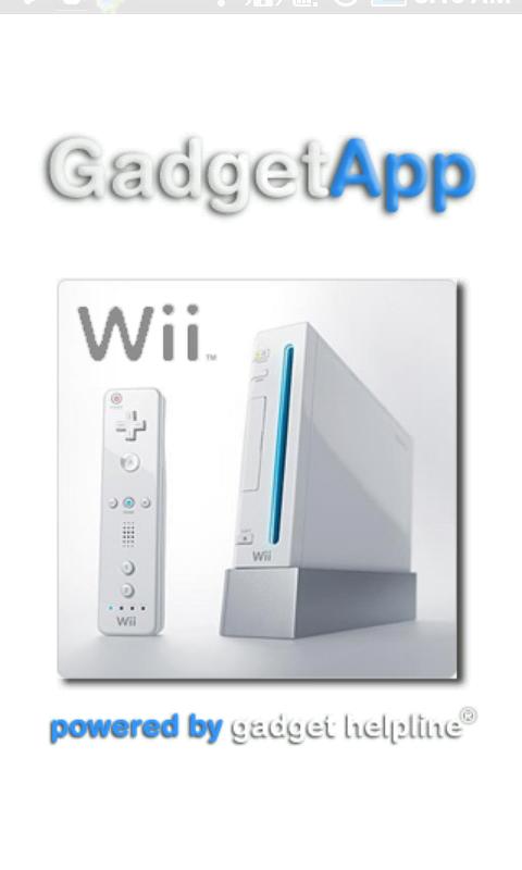 Gadget App for Nintendo Wii Android Reference
