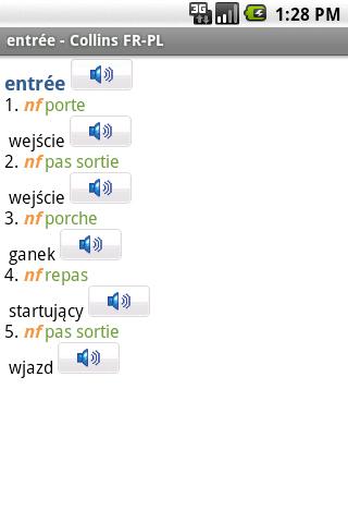 French<>Polish Gem Android Reference