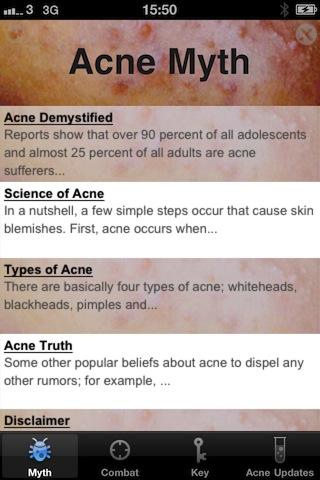 Acne Myth and Truth Android Reference