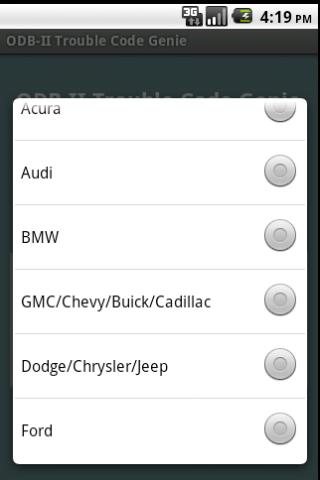 ODB2 Trouble Code Genie – Free Android Reference