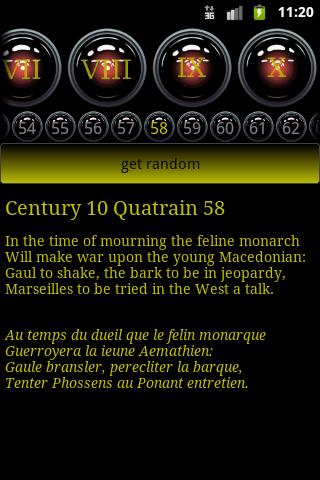Nostradamus Quatrains Android Books & Reference