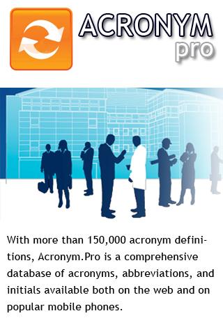 Acronym Pro 1.0 Android Reference