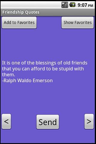 Friendship Quotes Android Reference