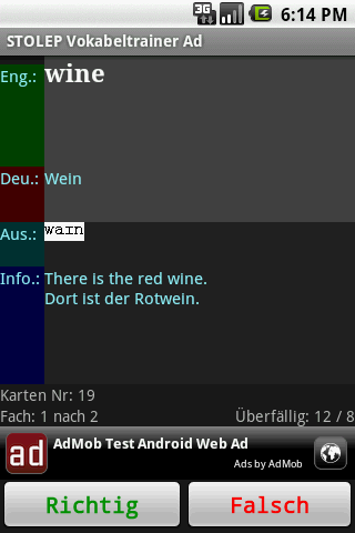 STOLEP Voktrainer Englisch Ad Android Reference
