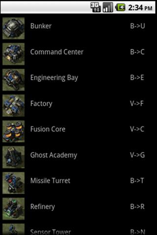 SC2 Terran Hotkeys Pro Android Reference