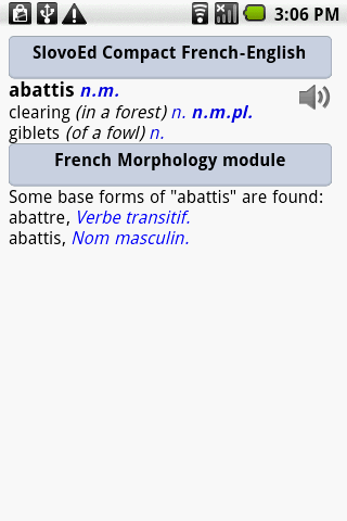 SlovoEd  English – French Android Reference