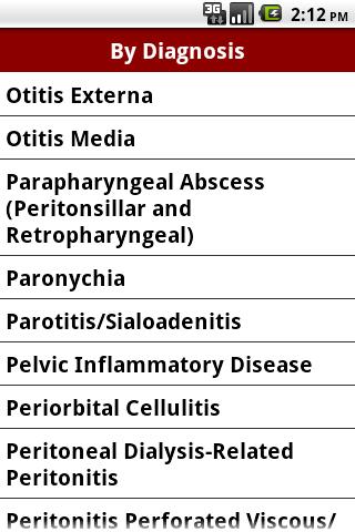 2011 EMRA Antibiotic Guide Android Reference