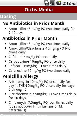 2011 EMRA Antibiotic Guide Android Reference