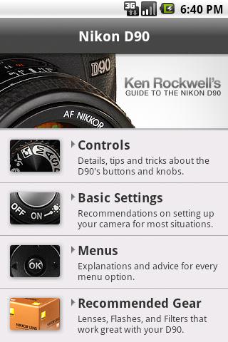 Nikon D90 Guide Android Reference