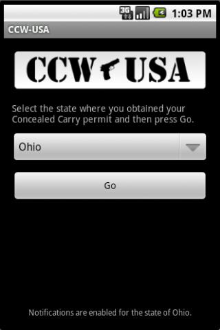 CCW-USA Android Reference