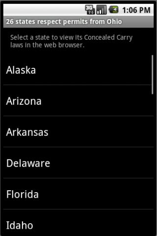 CCW-USA Android Reference