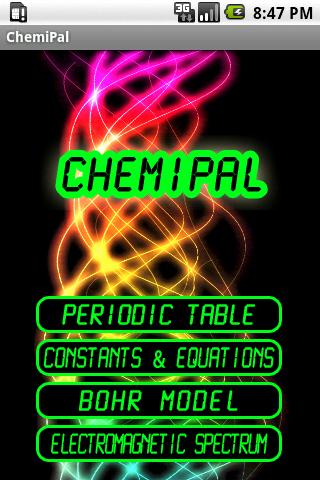 ChemiPal Android Reference