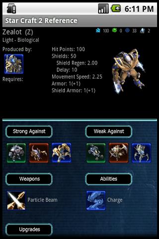 Star Craft 2 Reference Android Reference