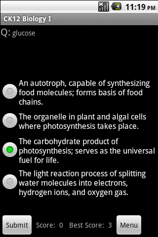 High School Biology Study Aid Android Reference
