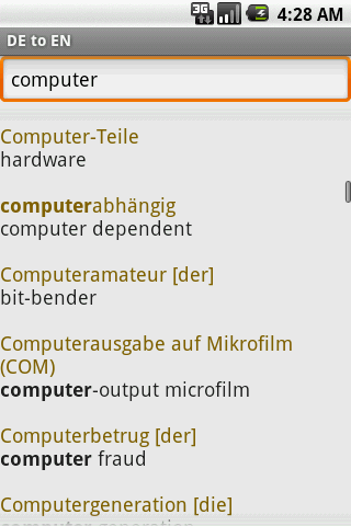 German to English Android Books & Reference