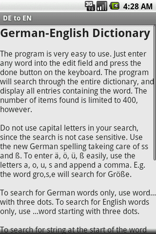 German to English Android Books & Reference