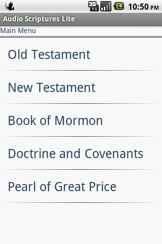 Audio Scriptures Lite Android Reference