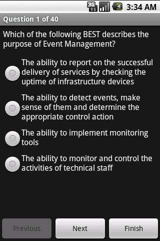 ITIL V3 Exam