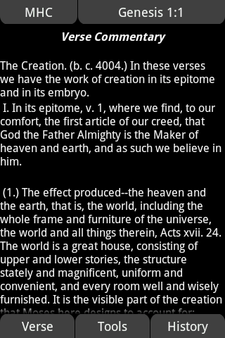 Matthew Henry’s for CadreBible Android Reference