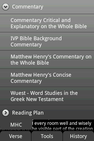 Matthew Henry’s for CadreBible Android Reference