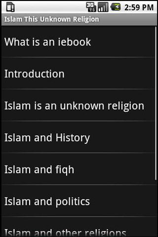 Islam, this unknown religion Android Reference