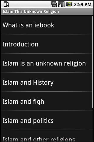 Islam, this unknown religion