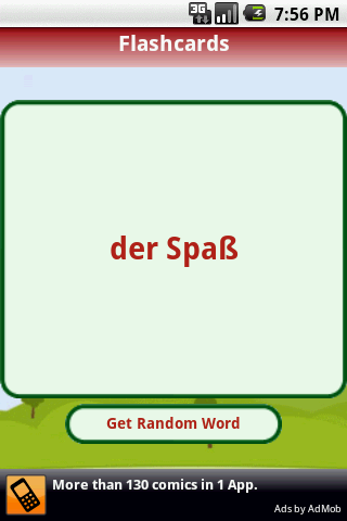 German Flashcards Android Reference