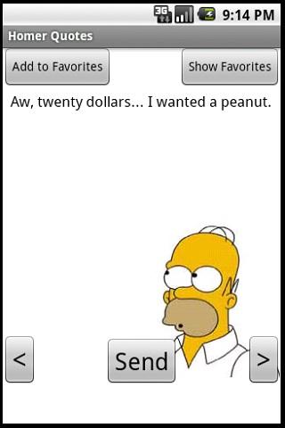 Homer Simpson Quotes Android Reference