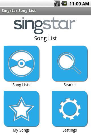 SingStar Song List Android Reference