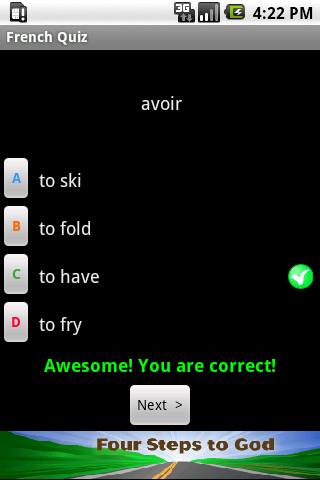 French Quiz Android Reference