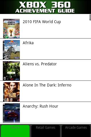 Xbox 360 Achievement Guide Android Reference