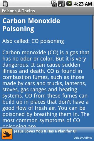 Poisons & Toxins Android Reference