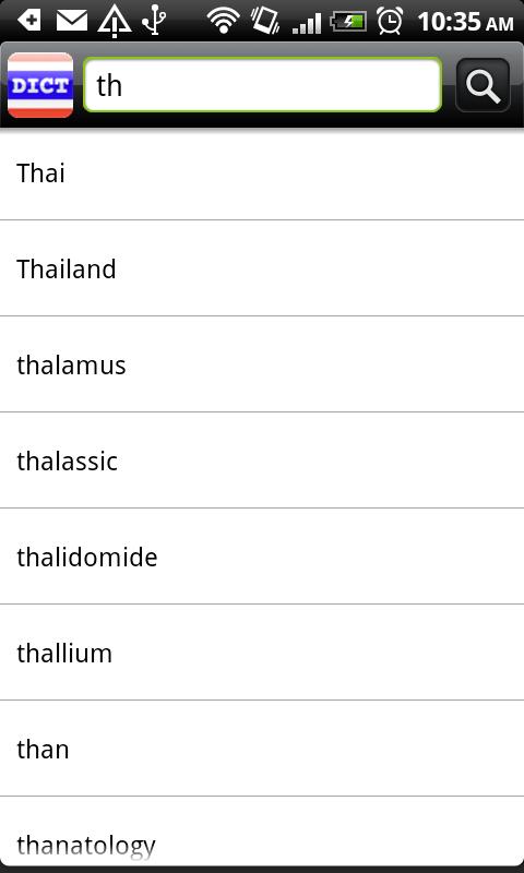 Thai Dict Android Books & Reference