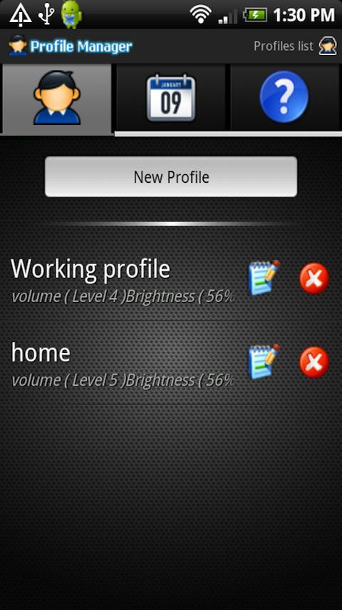 Profile Manager Android Productivity