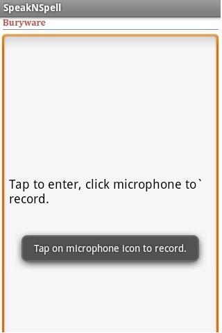 SpeakNSpell Android Productivity