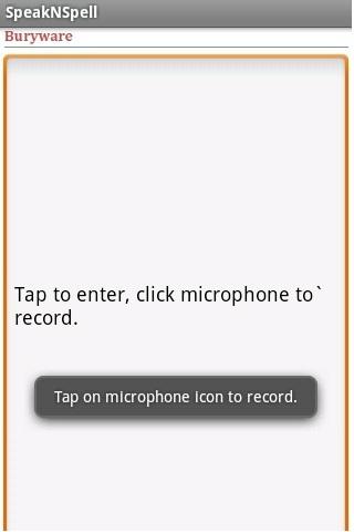 SpeakNSpell Android Productivity
