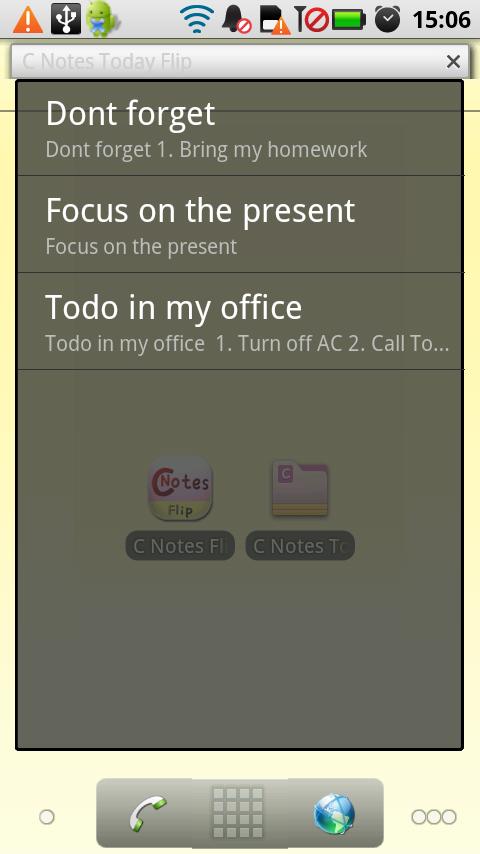 C Notes Flip Android Productivity
